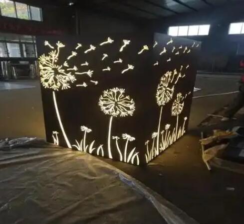 宁乡耐候钢灯箱