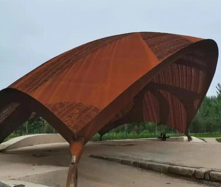 宁乡耐候钢幕墙案例